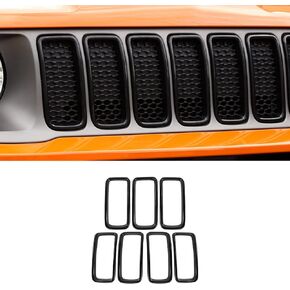CheroCar لحشوات الشواية Renegade، غطاء حماية الشبكة الأمامية مناسب لسيارة Jeep Renegade 2019-2022...