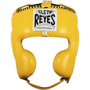 CLETO REYES Cheek Protection Headgear Unisex (Small, Yellow)