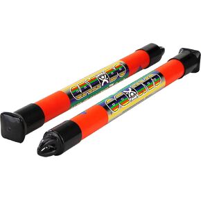 CanDo Mini WaTE Bars -2 Piece Set, 2lb Green, Total Body Workout Weighted Exercise Bar for Strength Training, Toning, and Physical Therapy
