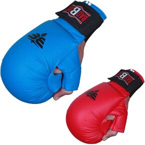 Twister Professional Karate Training Mitts | Karate Gloves with Thumb Elastic/Hook & Loop Closing | Premium Sizing