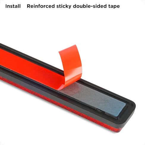 عاكسات حمراء للدراجات النارية من Evermotor لاصقة، عاكس ذاتي اللصق للدراجة مستطيلة مقاس 4.25 بوصة لعمود صندوق البريد، رف ATV، قارب صندوق الذيل، سياج (قطعتان) in Kuwait