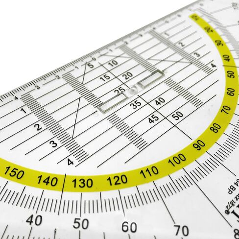Westcott Set Square, Plastic, 14 cm, Transparent, Other Styles Available 1 Items 14 cm/mit Griff in Kuwait
