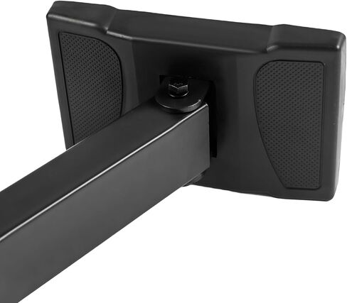 حوامل حائط مكبر صوت PA شديدة التحمل تدعم ما يصل إلى 100 رطل، حامل حامل حامل مكبر صوت قابل للتعديل على الحائط، حامل مكبر صوت مثبت على الحائط، دوار وإمالة (عبوتان باللون الأسود) in Kuwait