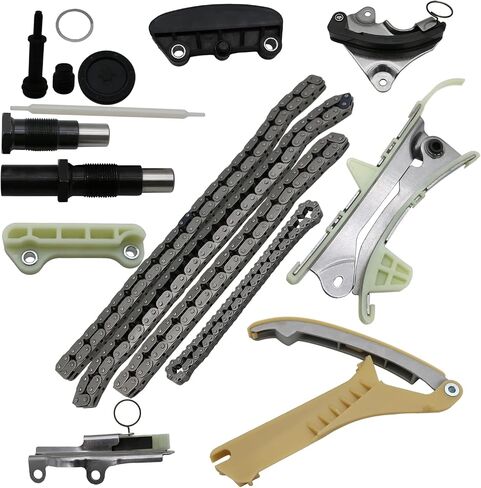 26pcs Engine Timing Chain Kit Compatible with Ford Explorer Sport Trac 1997-2010 Mustang 2005-2010 Ranger 2001-2010 Mazda B4000 Mercury Mountaineer 4.0L TK428 KT4038S TS20395 in Saudi Arabia