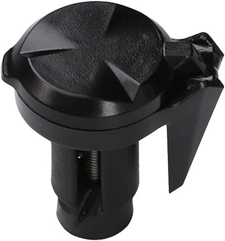 طقم مرآة دراجة حضرية صغيرة قابلة للتعديل مكون من قطعتين - مرآة مقود للرؤية الخلفية قابلة للطي - عدسة محدبة مع دوران 360 درجة (أسود) in Kuwait