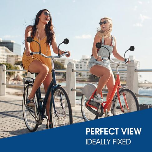 مرآة دراجة جديدة 2023، مرايا دراجة قابلة للدوران وقابلة للتعديل للمقود، مرآة دراجة محدبة من الأكريليك، مرايا دراجة آمنة مقاومة للصدمات، مرآة رؤية خلفية لمقود الدراجة، مرايا دراجة للدراجة الكهربائية MTB... in Kuwait