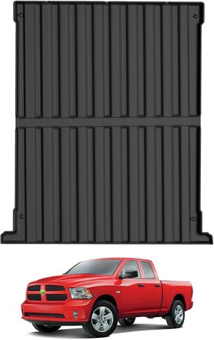 حصيرة سرير الشاحنة متوافقة مع 2009-2018 دودج رام 1500/2019-2023 رام 1500 كلاسيك مع صندوق رام، فقط لسرير 5.7 قدم، بطانة سرير متينة لجميع الأحوال الجوية باللون الأسود in Kuwait