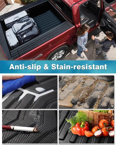 حصيرة سرير الشاحنة متوافقة مع 2009-2018 دودج رام 1500/2019-2023 رام 1500 كلاسيك مع صندوق رام، فقط لسرير 5.7 قدم، بطانة سرير متينة لجميع الأحوال الجوية باللون الأسود in Kuwait