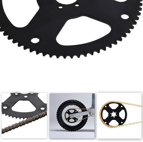 75 سن #35 سلسلة خلفية مسننة متوافقة مع كولمان موتو، دراجة كهربائية صغيرة، دراجة ثلاثية العجلات Go Kart Drift، متوافقة مع Trail Motovox متوافقة مع دراجة Baja Racer الصغيرة، 6 فتحات in Kuwait