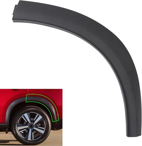 Bumper Side Wheel Fender Flare Molding Trim Fit for Nissan Rogue 2021 2022 2023 Replace for 788736RR1A (Rear Left Side) in Saudi Arabia