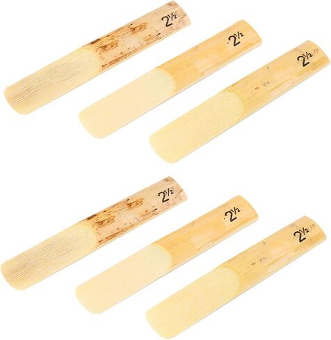 Clarinet Reeds, Plastic Clarinet Reeds, Clarinet Accessory, 10pcs Plastic B Flat 2.5 Clarinet Reeds Repair Parts Reed Accessory for Clarinet Saxophone Beginner and Player in Saudi Arabia