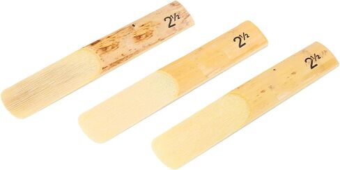 Clarinet Reeds, Plastic Clarinet Reeds, Clarinet Accessory, 10pcs Plastic B Flat 2.5 Clarinet Reeds Repair Parts Reed Accessory for Clarinet Saxophone Beginner and Player in Saudi Arabia