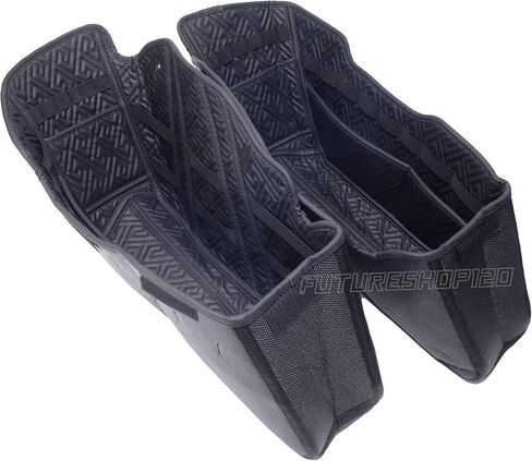 منظم بطانات Harley Saddlebag 2 في 1 لحقائب السرج القياسية 14-22 OEM بطانة CVO أكياس السرج المدببة بطانات حقيبة السرج المنزلقة بطانات حقيبة السرج الممتدة، أسود، مقاس واحد in Saudi Arabia
