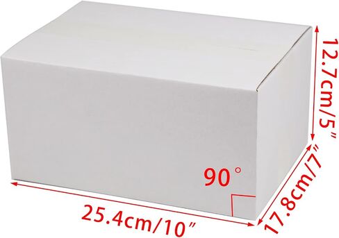 White Shipping Boxes 6x6x6 Inches Small Corrugated Cardboard Boxes, 25 Pack in Saudi Arabia