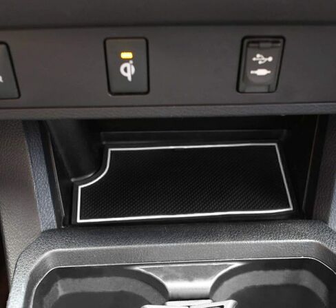 JDMCAR Compatible with Toyota Tacoma Accessories 2016-2023 Premium Cup Holder, Console, and Door Pocket Inserts Kit (Double Cab,Solid Black) in Saudi Arabia
