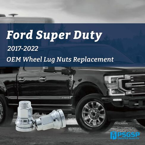 صواميل عروة M14x1.5 سوداء 16 قطعة لـ 2003-2016 Ford F250 F350 F450 F550، 2003-2019 F53، نمط OEM ذو وجه مسطح ذو حواف من قطعتين لعجلات المصنع OEM، مناسب 2C2Z1012AA in Kuwait