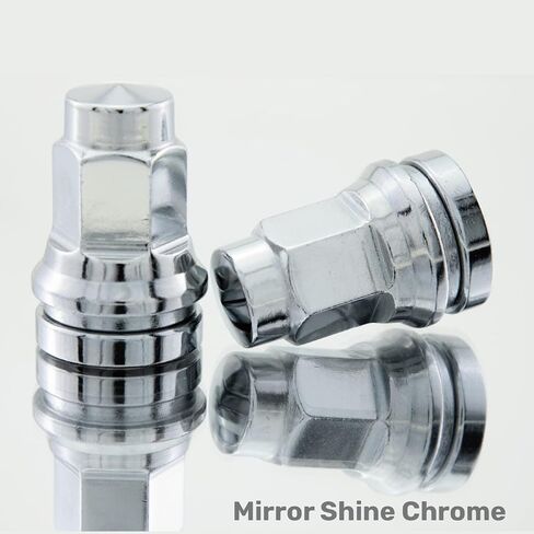 صواميل عروة M14x1.5 سوداء 16 قطعة لـ 2003-2016 Ford F250 F350 F450 F550، 2003-2019 F53، نمط OEM ذو وجه مسطح ذو حواف من قطعتين لعجلات المصنع OEM، مناسب 2C2Z1012AA in Kuwait