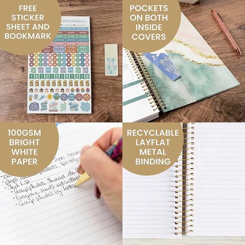 bloom daily planners 2024 Pocket Planner - 4" x 6" - (January 2024 - December 2024) - MINI Weekly/Monthly Agenda Organizer & Calendar Book - Daydream Believer, Lavender in Saudi Arabia
