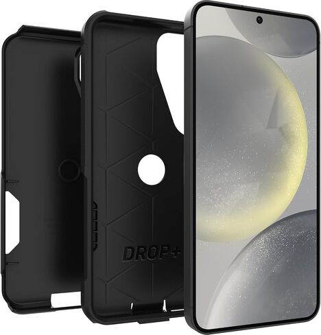 حافظة OtterBox لهاتف Samsung Galaxy S24 Commuter Series - Run Wildflower (وردي)، رفيعة ومتينة، مناسبة للجيب، مع حماية للمنافذ in Saudi Arabia