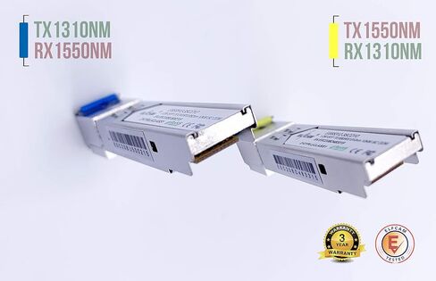 Elfcam® - وحدة SFP 1-Piar 1.25G ذات الوضع الفردي مع منفذ الألياف الضوئية LC/UPC Singlemode Simplex، DDM 10km in Saudi Arabia