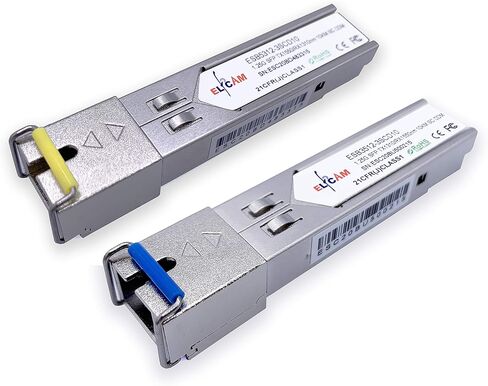 Elfcam® - وحدة SFP 1-Piar 1.25G ذات الوضع الفردي مع منفذ الألياف الضوئية LC/UPC Singlemode Simplex، DDM 10km in Saudi Arabia
