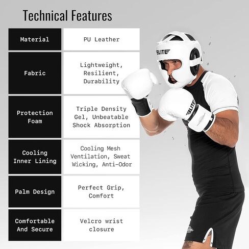 Best Boxing Gloves for Men and Women, Training & Sparring Kick Boxing Gloves for Pro Fighters, Complimentary Hand Wraps and Mesh Bag in Saudi Arabia
