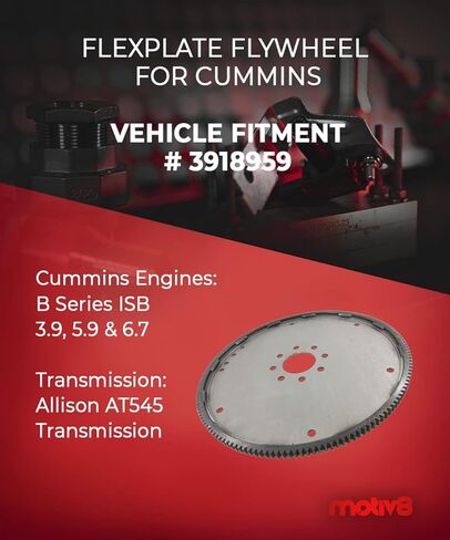 دولاب الموازنة المرنة المتوافقة مع سلسلة Cummins B وISB 3.9 و5.9 و6.7 وAllision AT545 | يستبدل: 3918959 in Kuwait