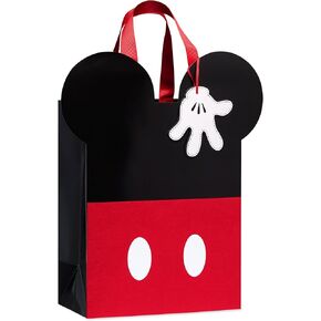 Papyrus 13" Large Disney Gift Bag (Mickey Mouse Ears) for Birthdays, Weddings, Anniversaries and All Occasions (1 Bag)
