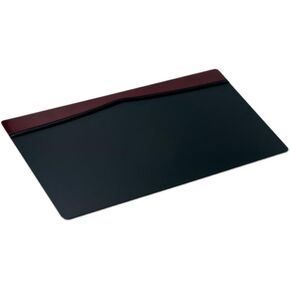 Dacasso Classic Leather Top Rail Desk pad, 34 x 20, Burgundy