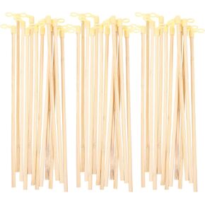 Lioobo Lantern Pole: 100pcs مقبض خشبي DIY الفانوس ، عصا معلقة في المهرجان ، قضيب DIY لعيد عيد الميلاد عيد رأس السنة الجديدة