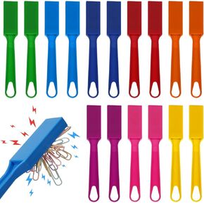 16 PCS Bingo Bingo Wand 7.87 بوصة متعددة الألوان Magnet Wand Magnet العصي جمع أداة لشرائح Bingo Clips المسامير إبر للأطفال تعلم العلوم العد الأنشطة التعليمية