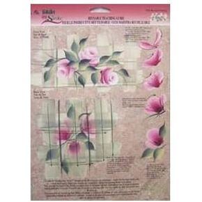 Plaid Folk Art One Stroke Reusable Painting Teaching Guide: (Reverse Painting)