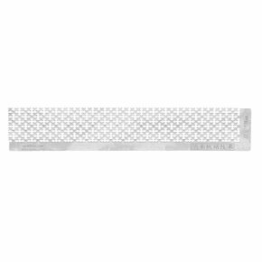Rhinestone Painting Ruler,Stainless Steel Blank Grids Point Drill Pen Ruler Art Painting Mesh Ruler for 5D Painting(138MM)