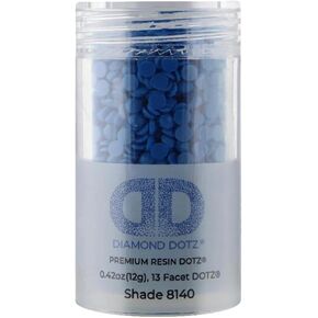Diamond Dotz 2.8mm 12g اسطوانة عميقة Aegean Blue - حبات اللوحة الماس الحرة ، حبات فن الماس ، تدريبات بديلة ، جواهر فضفاضة للحرف اليدوية والمشاريع الفنية