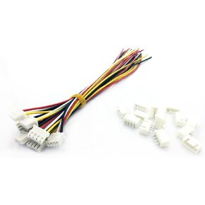 YXQ 30Pcs JST-XH 3S Balance Extension Cable 11.1V 4-Pin 150mm Connector Charger RC Lipo Battery Lead Wire + Plug Adapter