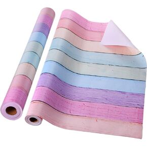 Tenceur 2 Rolls Macaron Bulletin Board Paper 24 Inch x 100ft Fade Resistant Paper Roll for Classroom Decor