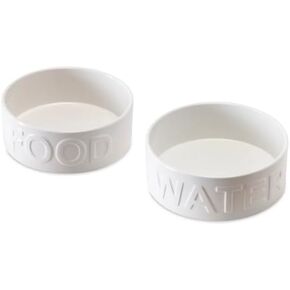 Park Life Designs Set of Classic Water and Food Bowls (Small)