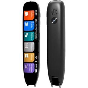 Language Translator Pen, 142 Languages Supported Translation Pen, OCR Pen Scanner, Text to Speech Reading Pen for Dyslexia, Text Extract Reader Pen, Portable Traductor Pen for Study, Travel, Business