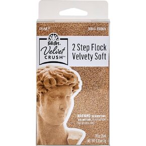 FolkArt, Brown Velvet Crush 2 Part Flocking Kit