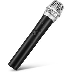 Plastic Microphone: Fake Microphone Prop Pretend Play Microphone Simulate Speech Practice Singer Costume Prop for Party Stage Performance