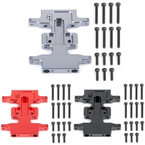 Skid Plate Transmission Mount for 1/24 RC Crawler Axial SCX24 All Series (Black)