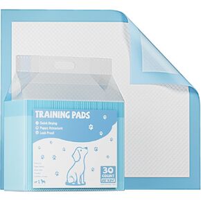 Sweetcrispy Puppy Pads Dogs Training Pads, XL 28"x34" - [30 Count], Ultra Absorbent Leak-Proof Quick-Dry Surface Dog Pee Pads
