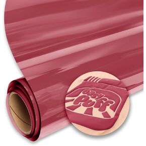 SISER Easy Puff HTV 12''x1yd - 3D Puffy Heat Transfer Vinyl (Wine)