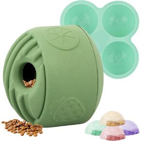 Interactive Dog Puzzle Toy, Treat Dispensing Dog Enrichment Toy, Large Chew Toy - Puppy Boredom Relief, Dog Treat Balls, Sturdy Frozen Treat Toy for Medium and Large Dogs