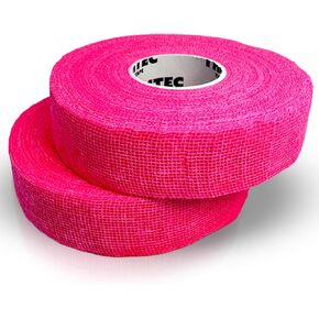 Thimble Tape for Hand Sewing - Fully Adjustable Nail & Finger Protector - A Smarter Alternative to Classic Knitting Thimbles - Neon Flamingo, 2-Pack