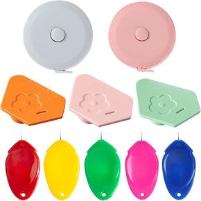 AGLOO Craft Sewing Kit - Include Magnetic Seam Guide for Sewing Machines, Needle Threaders, Mini Retractable Tape Measures – Sewing Accessories for Women and Girls