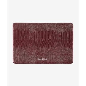 Dawn & Dusk 13 inch Laptop Sleeve Compatible with MacBook Pro & MacBook Air, PU Leather, Handmade, Slide-in Edition ©, Red.