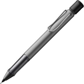 LAMY AL-star graphite - Mechanical Pencil with transparent, ergonomic grip & lightweight aluminum body - including LAMY M 41 fine line refill 0.5 mm & eraser tip