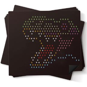 Dinosaur Reloading Template for Lite Brite Ultimate Classic, Light Toys Accessories for Light Up Board（12sheets， 8''x6.8'' ，Paper）