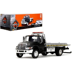 International 1:24 Durastar 4400 Flat Bed Die-cast Car, Toys for Kids and Adults(Black)